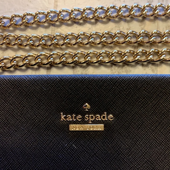 Kate Spade Black Crossbody Purse & Dust Bag - Picture 2 of 6